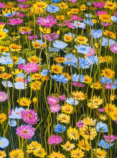 Original Fine Art Floral Paintings by Marina Strijakova