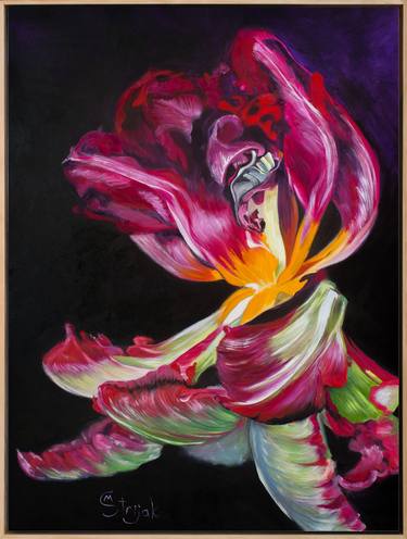 Print of Fine Art Floral Paintings by Marina Strijakova