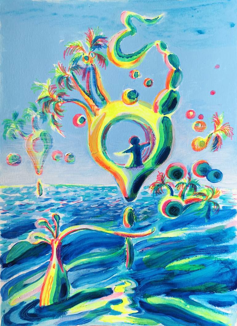 Print of Surrealism Fantasy Paintings by Natalia Huber