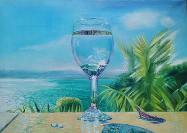Print of Realism Seascape Paintings by Natalia Huber