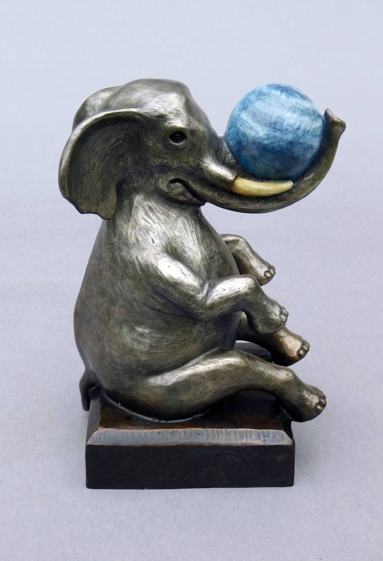 Original Figurative Animal Sculpture by Scott Joseph Moore