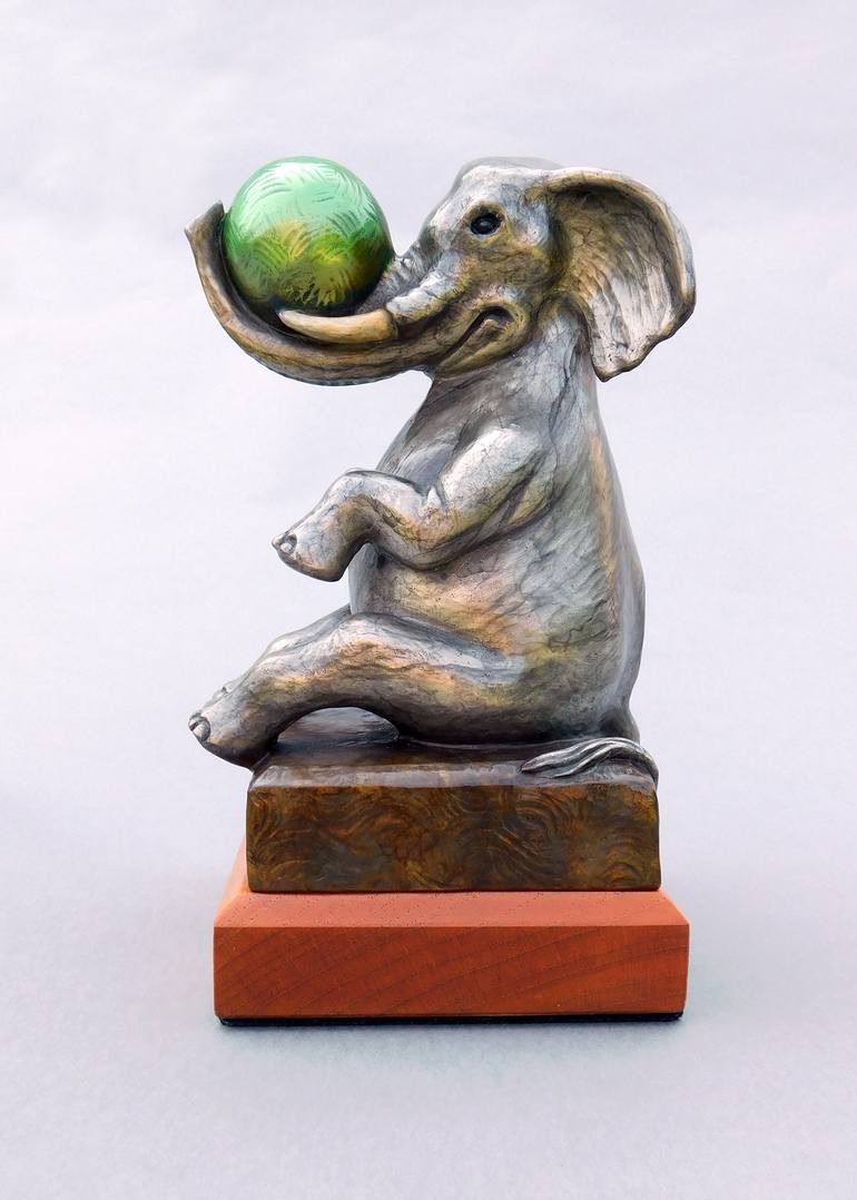 Original Figurative Animal Sculpture by Scott Joseph Moore