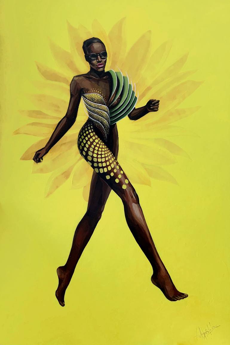 Sunflower Painting by Arina Apostolova | Saatchi Art