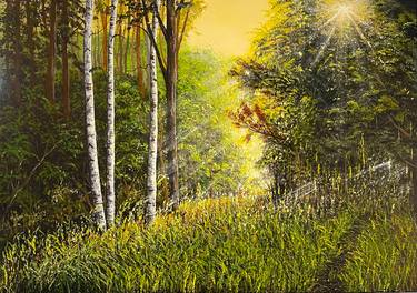 Print of Realism Nature Paintings by Elahe Jalili