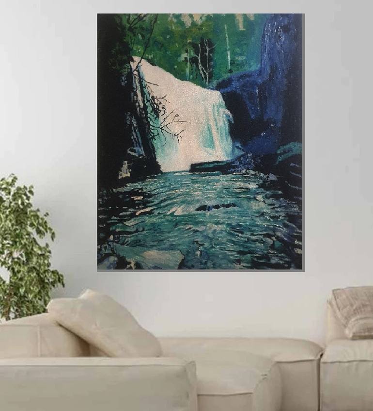 Original Impressionism Water Painting by Kumar Avinash