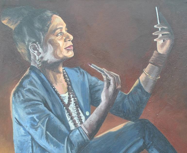 Original Women Painting by Kumar Avinash