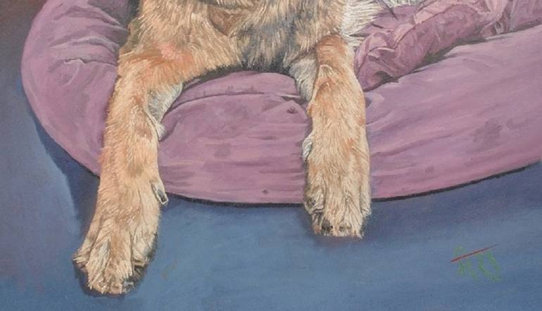 Original Realism Animal Painting by Kumar Avinash