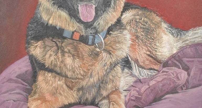 Original Realism Animal Painting by Kumar Avinash
