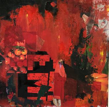 Original Abstract Collage by Laura Salzberg