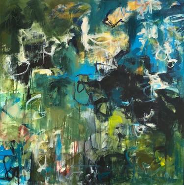 Original Abstract Expressionism Abstract Paintings by Laura Salzberg