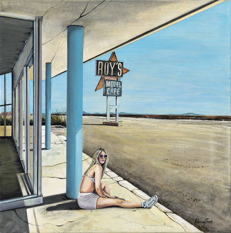 Original Contemporary Places Paintings by Deborah Jones