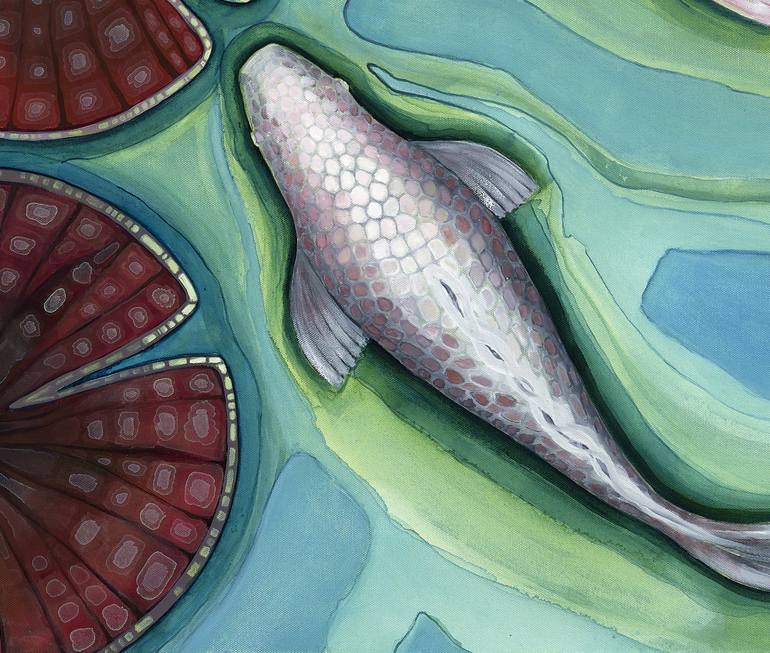 Original Conceptual Fish Painting by Deborah Jones