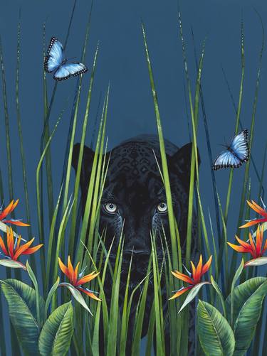Original Contemporary Animal Painting by Deborah Jones