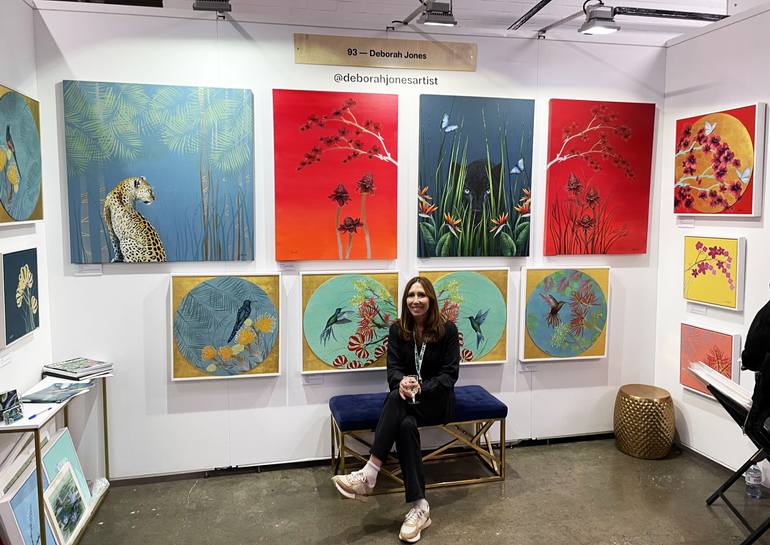 Original Conceptual Botanic Painting by Deborah Jones