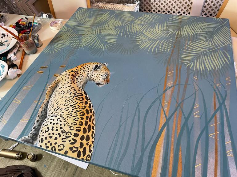 Original Conceptual Animal Painting by Deborah Jones