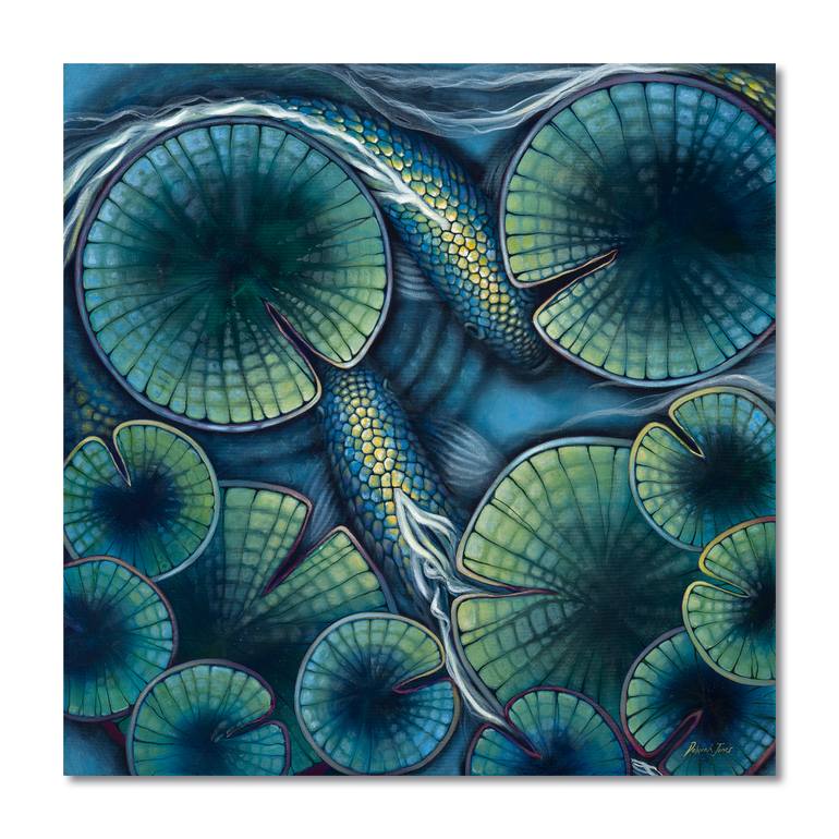 Original Conceptual Nature Painting by Deborah Jones