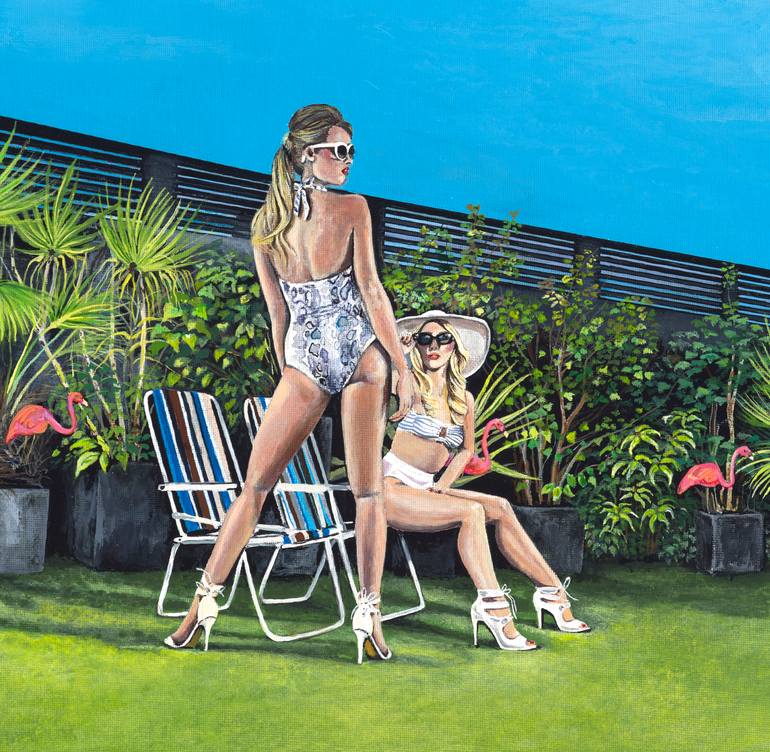 Original Conceptual People Painting by Deborah Jones