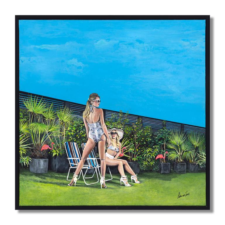 Original Conceptual People Painting by Deborah Jones
