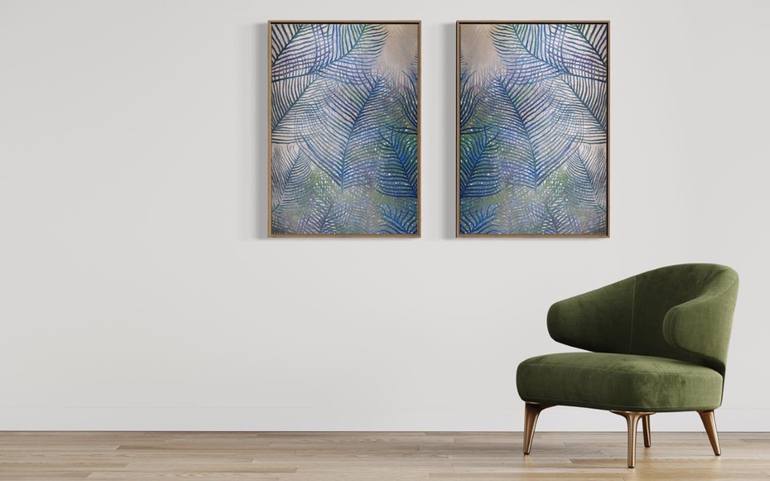 Original Conceptual Botanic Painting by Deborah Jones