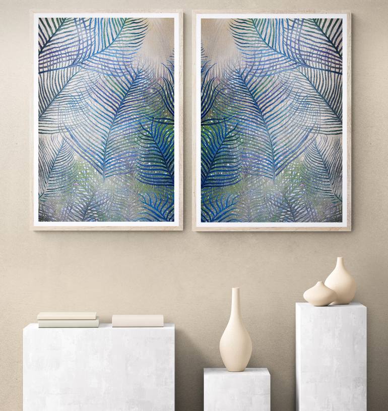 Original Conceptual Botanic Painting by Deborah Jones