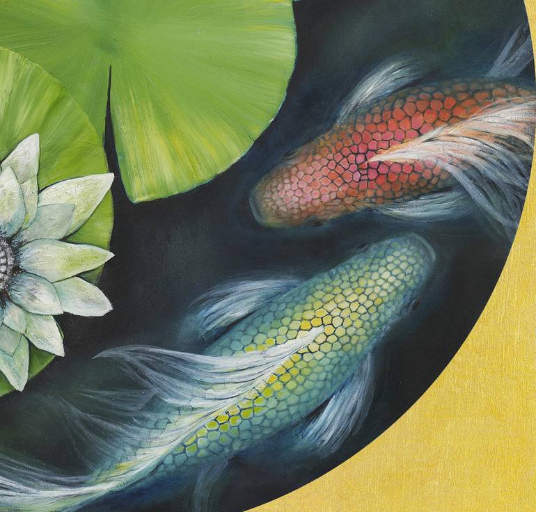 Original Fish Painting by Deborah Jones
