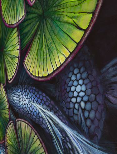 Original Fine Art Fish Digital by Deborah Jones