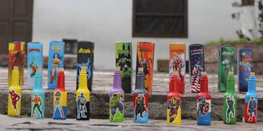 Botellas de Colección Marvel y DC thumb