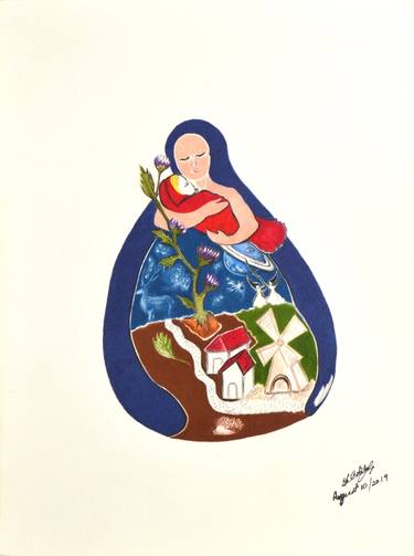 Print of Children Drawings by Yaquelin Cancela