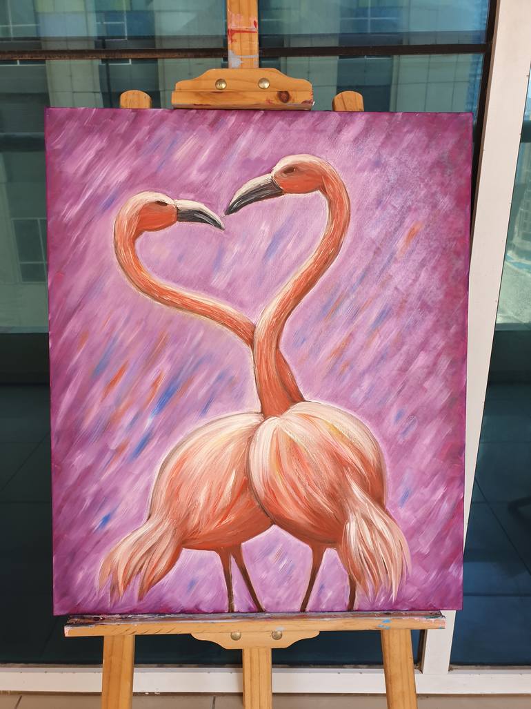 Original Expressionism Animal Painting by Lili Bell