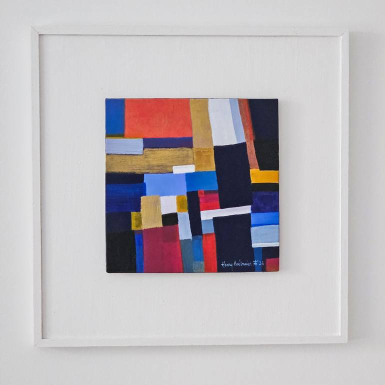 Original Abstract Painting by Henry Bartonnier