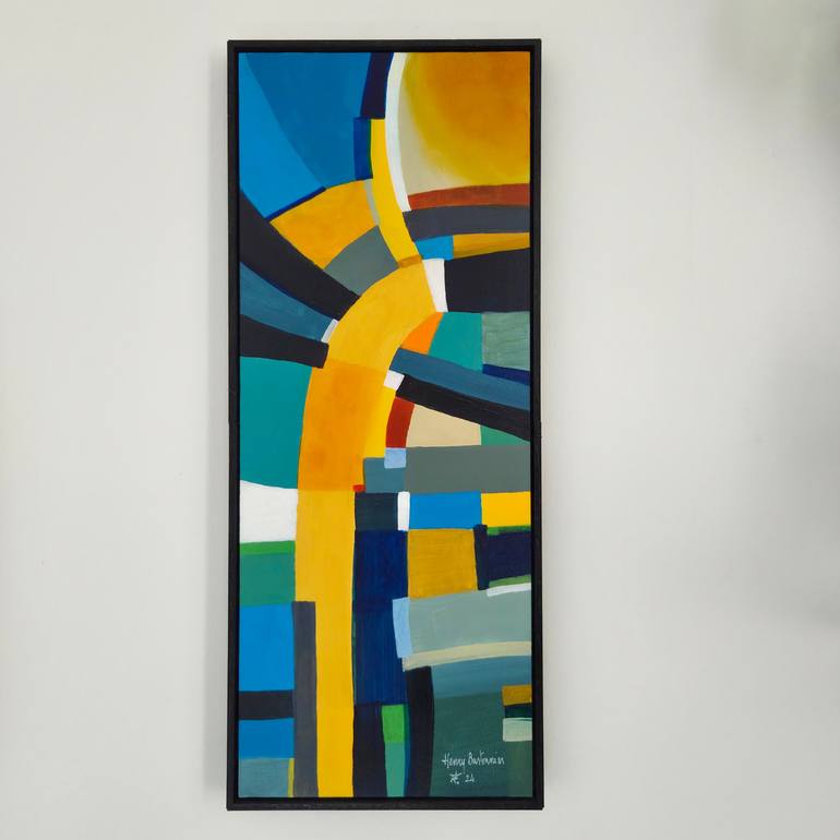 Original Contemporary Abstract Painting by Henry Bartonnier