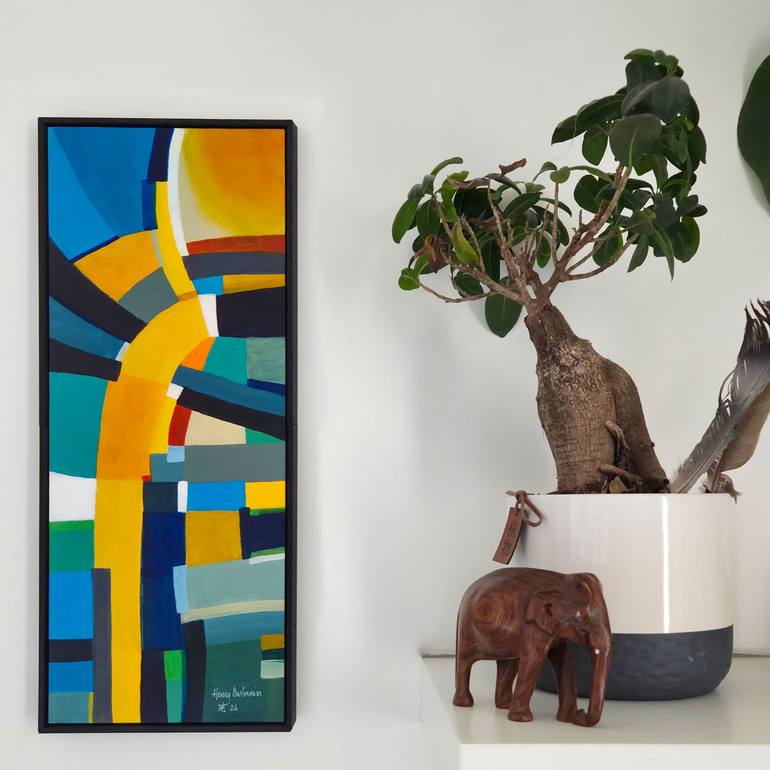 Original Contemporary Abstract Painting by Henry Bartonnier