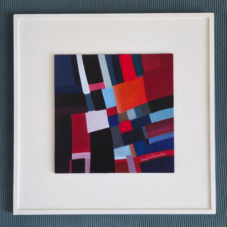 Original Abstract Painting by Henry Bartonnier