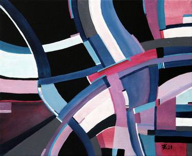Original Abstract Paintings by Henry Bartonnier