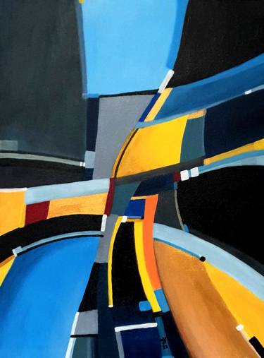 Original Abstract Paintings by Henry Bartonnier