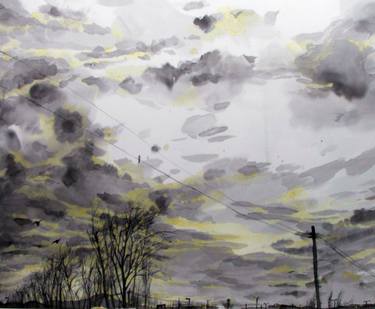 Original Fine Art Landscape Drawings by Jaehee Yoo