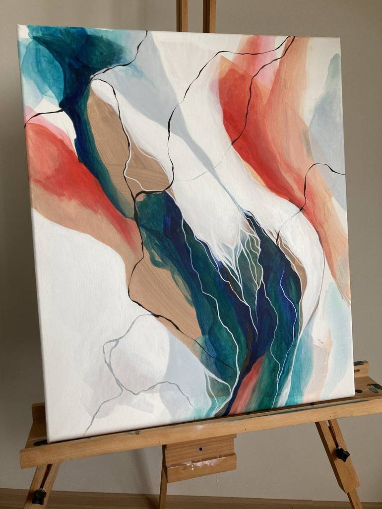 Original Modern Abstract Painting by Tereza Frydkova