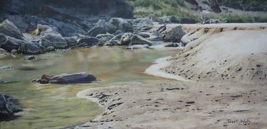 Print of Realism Beach Paintings by Trent Wylie