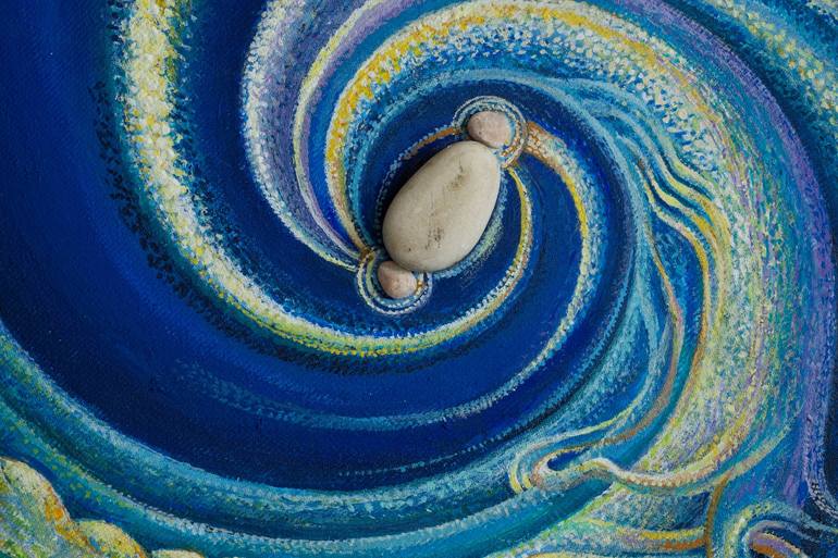 Upward spiral Painting by Marina Gromova
