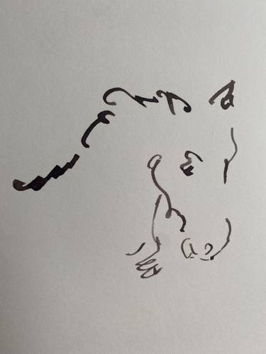 Horse Head, Ink, August 2023 thumb