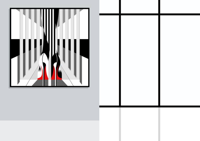 Original Abstract Expressionism Music Digital by Simon Fleeman