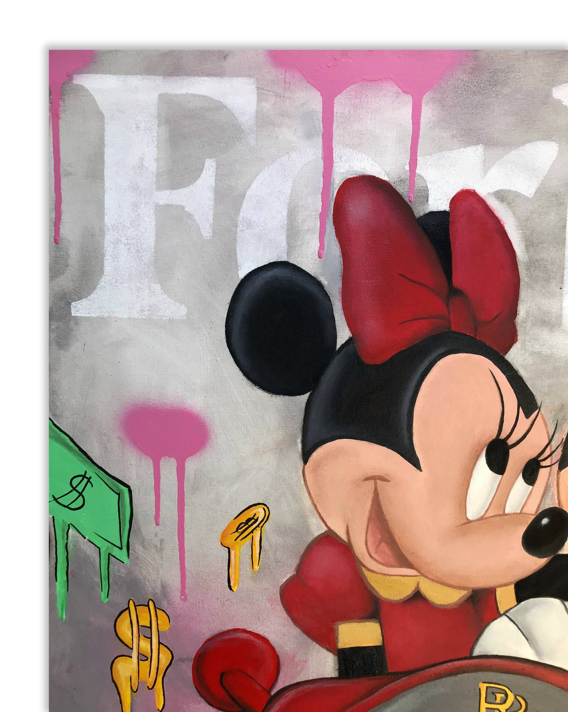 Mickey Mouse - Louis Vuitton - Artash Hakobyan - Acrylic on Canvas