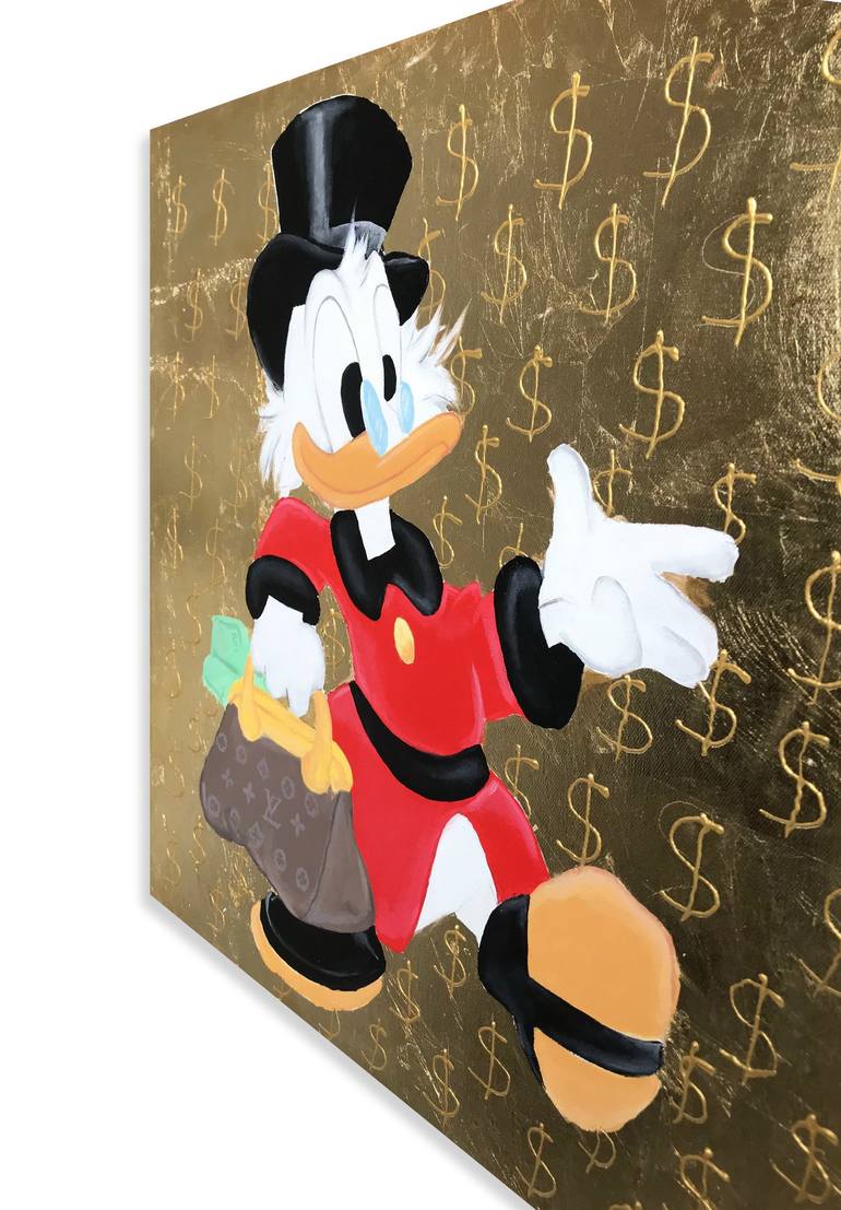 Scrooge McDuck - Louis Vuitton II - Artash Hakobyan - Acrylic on Canvas