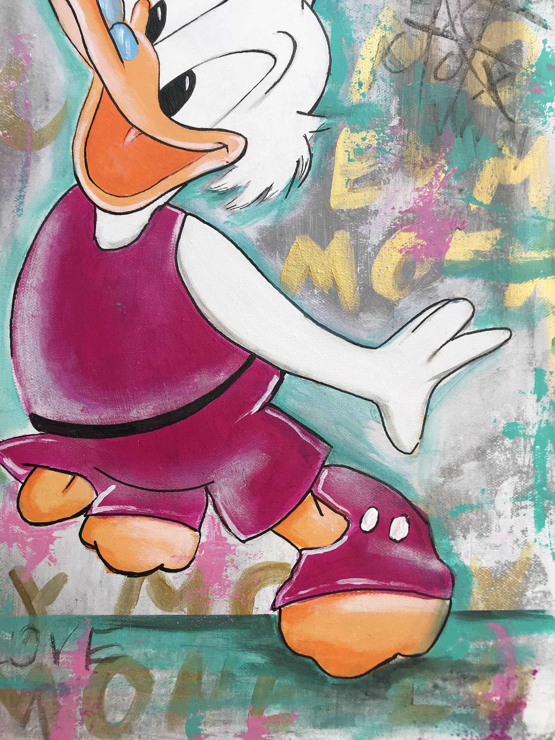 Scrooge McDuck - Louis Vuitton II - Artash Hakobyan - Acrylic on Canvas