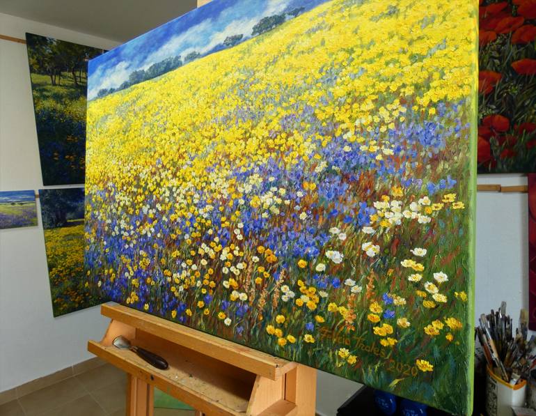 Original Figurative Landscape Painting by Felicia Trales