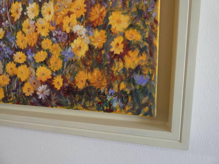 Original Figurative Floral Painting by Felicia Trales
