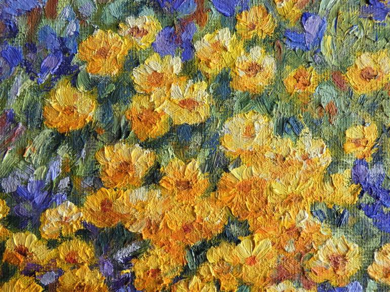 Original Fine Art Floral Painting by Felicia Trales