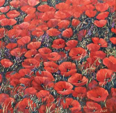 Original Impressionism Nature Painting by Felicia Trales