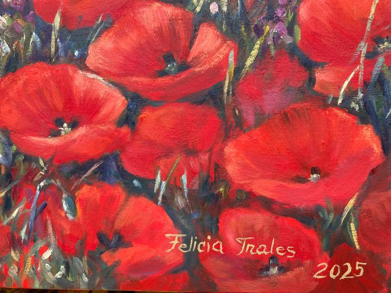 Original Impressionism Nature Painting by Felicia Trales