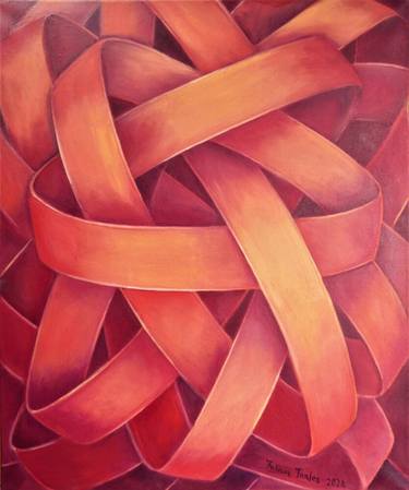 Original Fine Art Abstract Paintings by Felicia Trales